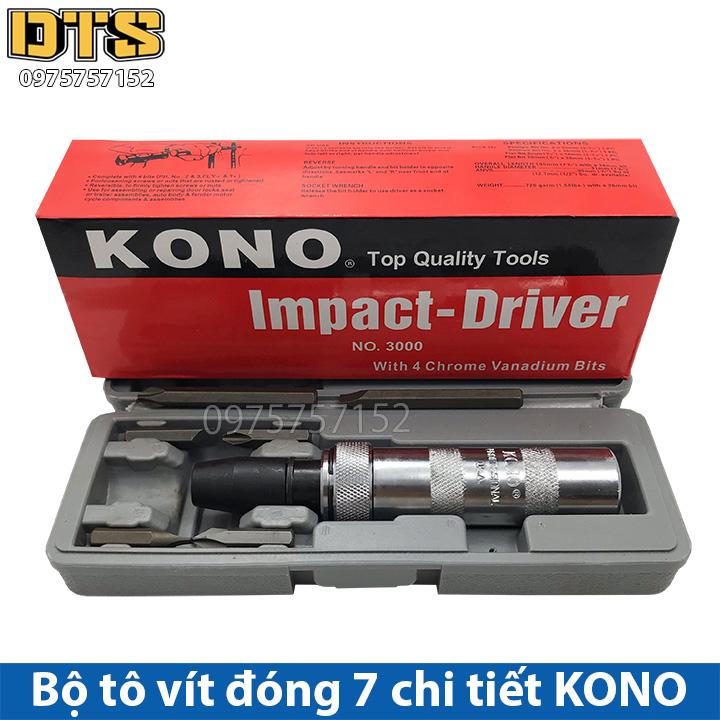 Bộ tô vít đóng 7 chi tiết KONO WINDMILL - Bộ tuốc nơ vít đóng KONO - Top Quality Tools