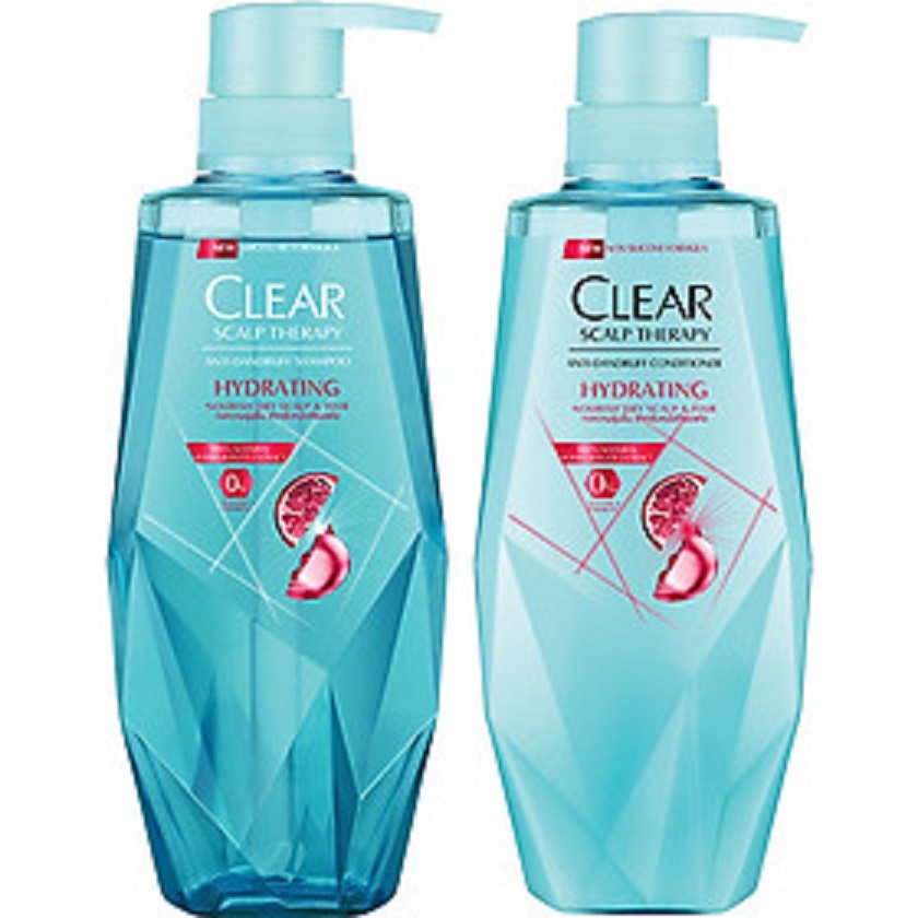 Combo Dầu Gội Và Dầu Xả Clear Nuôi Dưỡng Da Đầu Và Ngăn Gàu Công Thức Micellar (380Ml/Chai)