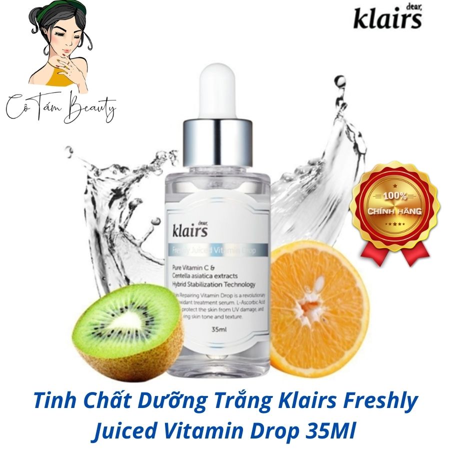 [Hcm]Tinh Chất Dưỡng Trắng Klairs Freshly Juiced Vitamin Drop 35Ml