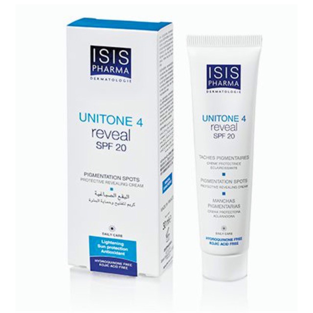 Kem Bôi Nám Tàn Nhang Ban Ngày Isis Unitone 4 Reveal Revealing Cream Spf 20 30Ml