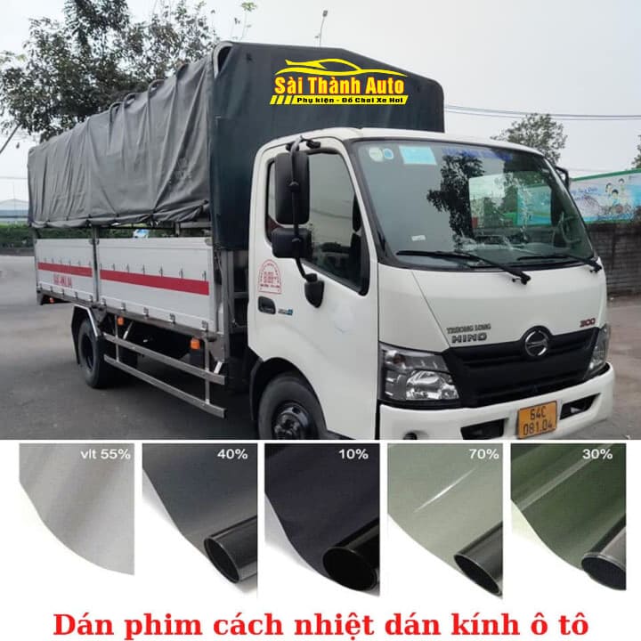 Phim dán kính xe tải - Phim cách nhiệt ô tô tải 3M | Decal dán kính xe tải chống nắng | Miếng dán cá