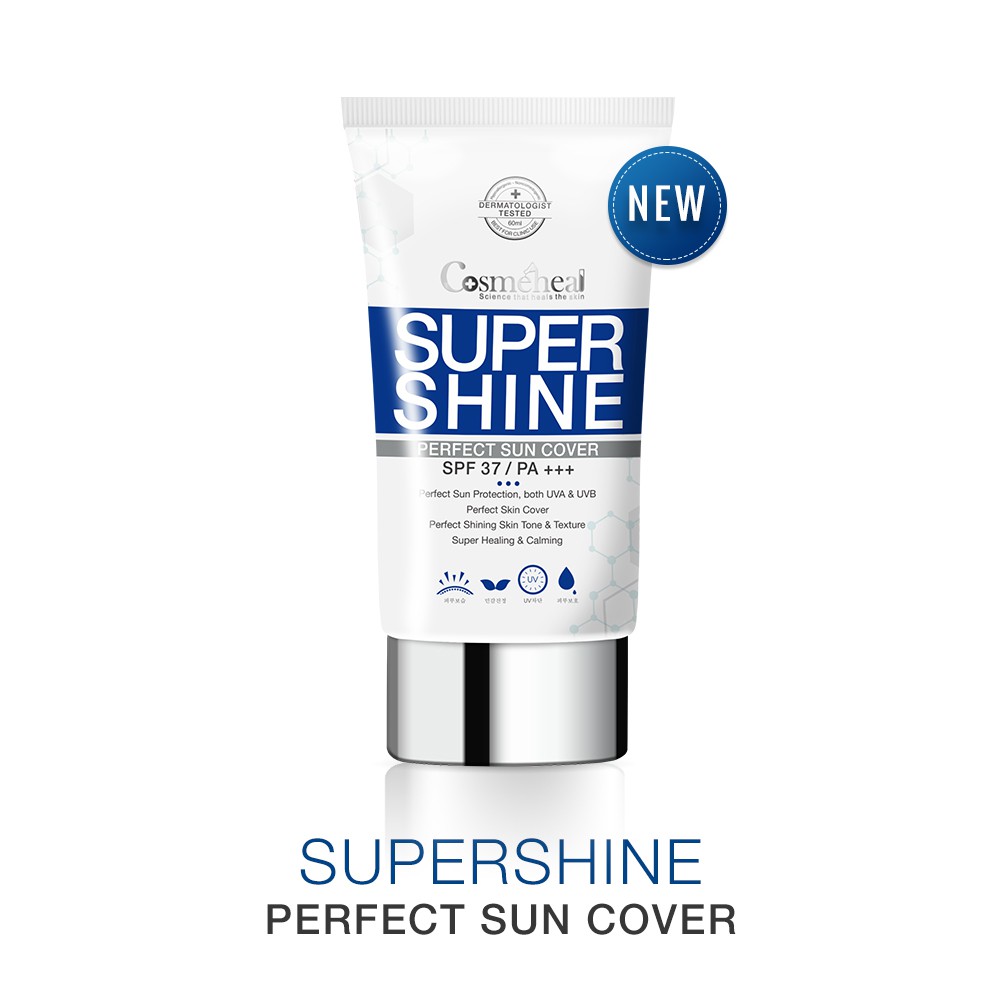 [Hcm][Hàn Quốc] Kem Nền Chống Nắng Perfect Sun Cover Cosmeheal Supershine 60Ml