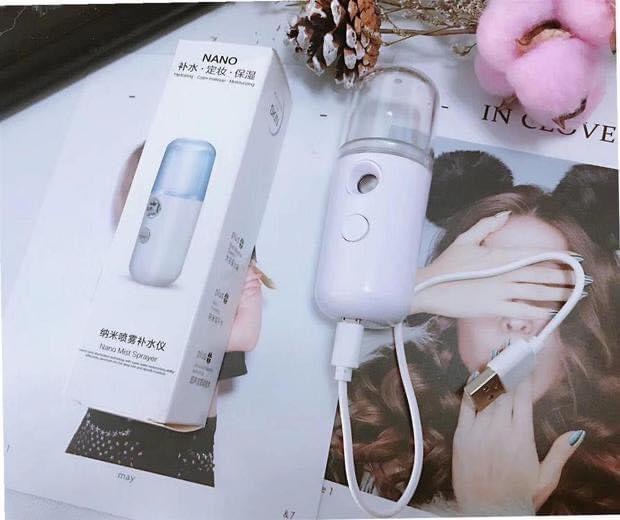 Máy Phun Sương Xông Hơi Mặt Mini Mist Spray - Máy Xịt Khoáng Tạo Ẩm Nano Mini Mist Spray Cầm Tay