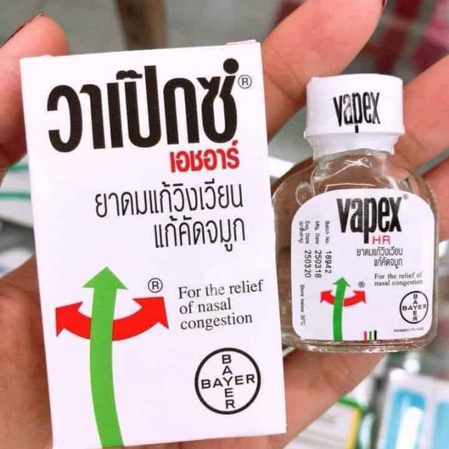 [Hcm]Dầu Nóng Thông Mũi Vapex Thái Lan 5Ml | Dầu Thái Lan