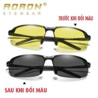 Kính Phân Cực Đổi Màu Đi Đường Ngày Và Đêm Thời trang Nam Chất Liệu Hợp Kim Polarized AORON3043 Cao Cấp - Bảo Hành 12 Tháng