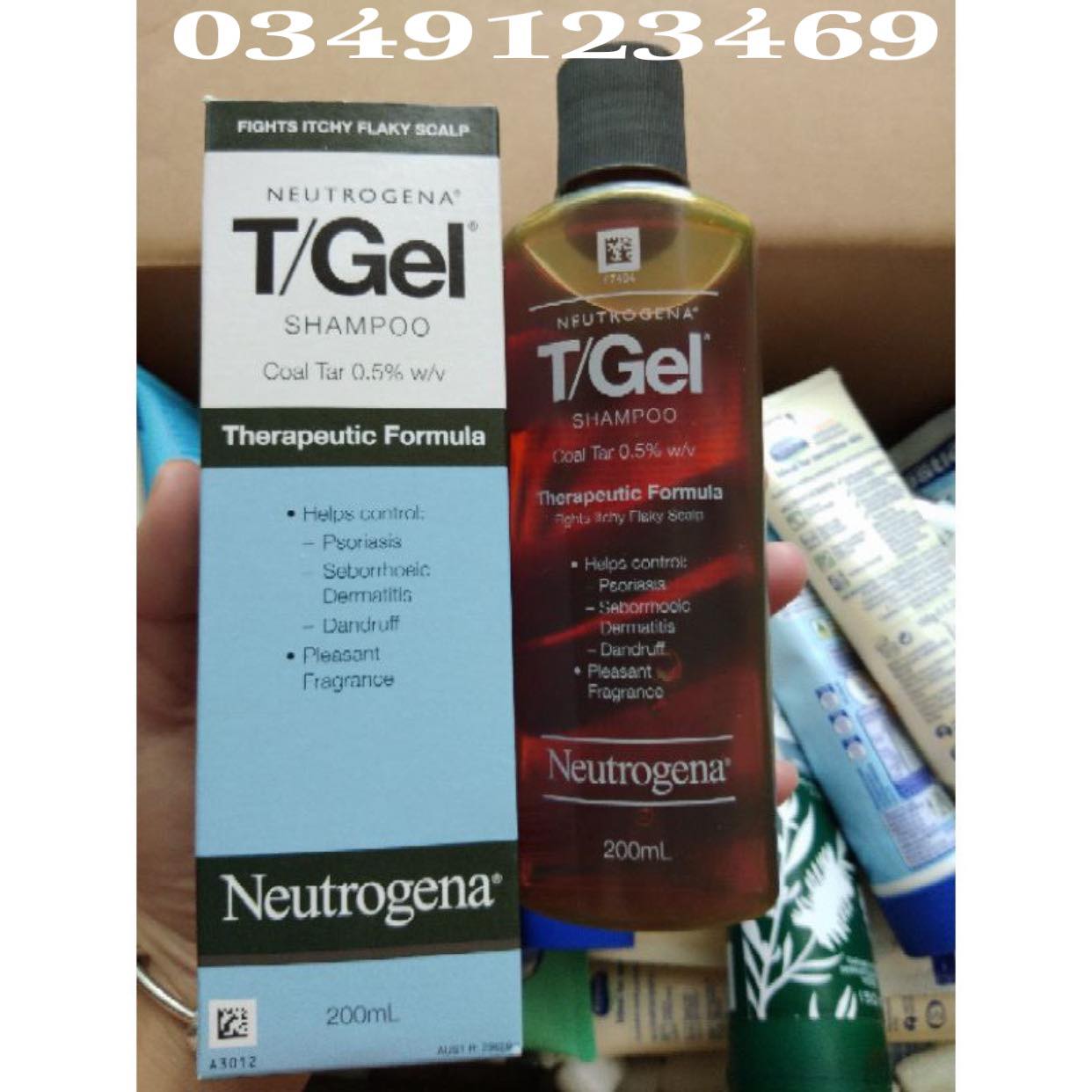 Dầu Gội Tgel Neutrogena Hết Gàu Vảy Nến Hiệu Quả Neutrogena T/Gel Extra Strength Therapeutic Dandruff Shampoo (Hàng Mỹ)