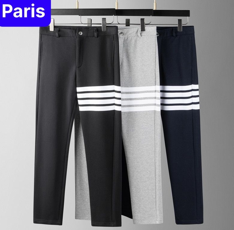 QUẦN TÂY ÂU PHOM BAGGY NAM MÀU ĐEN SỌC TRẮNG THOME BROM NHẬT BẢN HOT TREND CAO CẤP - PARIS FASHION