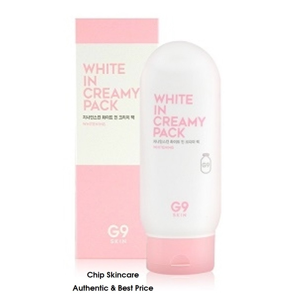 [Hsd 03.2022] Kem Ủ Trắng Da Toàn Thân G9 - Skin White In Creamy Pack Whitening 200Ml G9 Skin