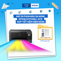 Máy in phun màu đa năng Epson Ecotank L3210