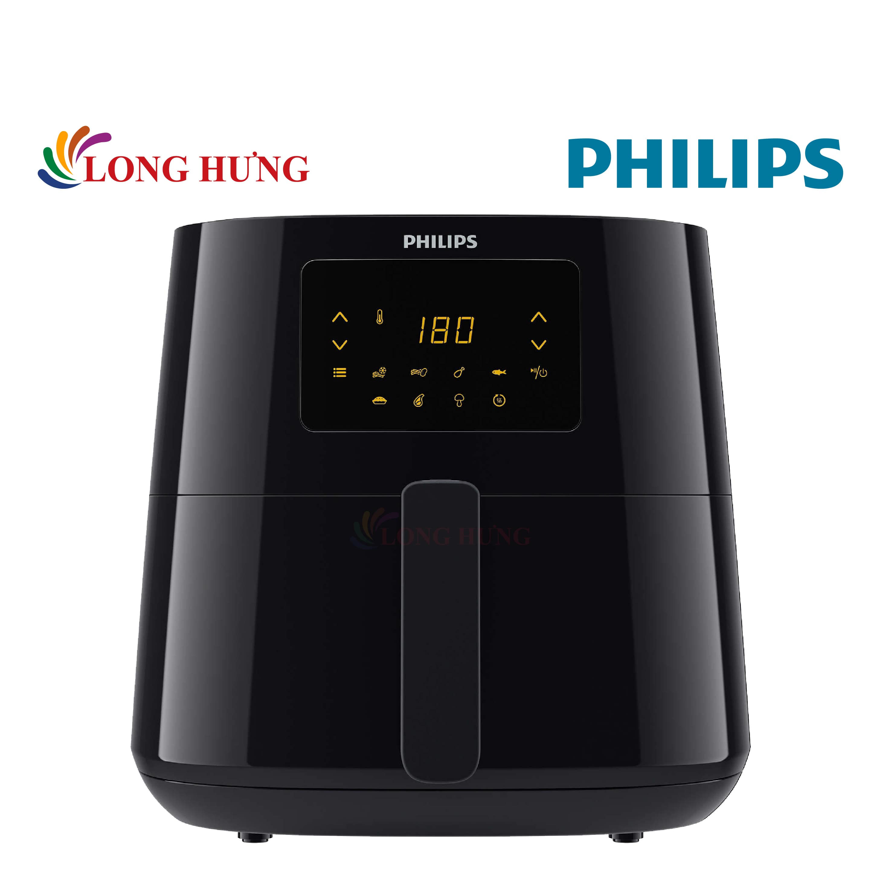 Nồi chiên không dầu điện tử Philips 6.2 lít HD9270/90 - Hàng chính hãng - Thiết kế nhỏ gọn dễ dàng đặt mọi nơi phù hợp nấu nhiều loại thực phẩm