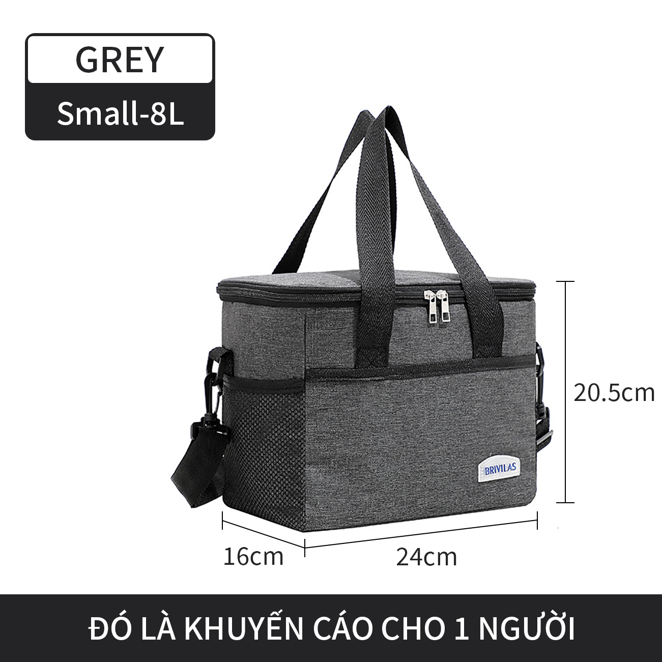 Túi giữ nhiệt dày túi đựng cơm giữ nhiệt size lớn đại vải chống nước túi shipper giao hàng ship hàng