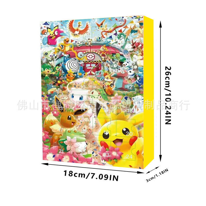 [NEW] Hộp quà Pokemon Christmas Advent Calendar 24pcs-Mẫu mới