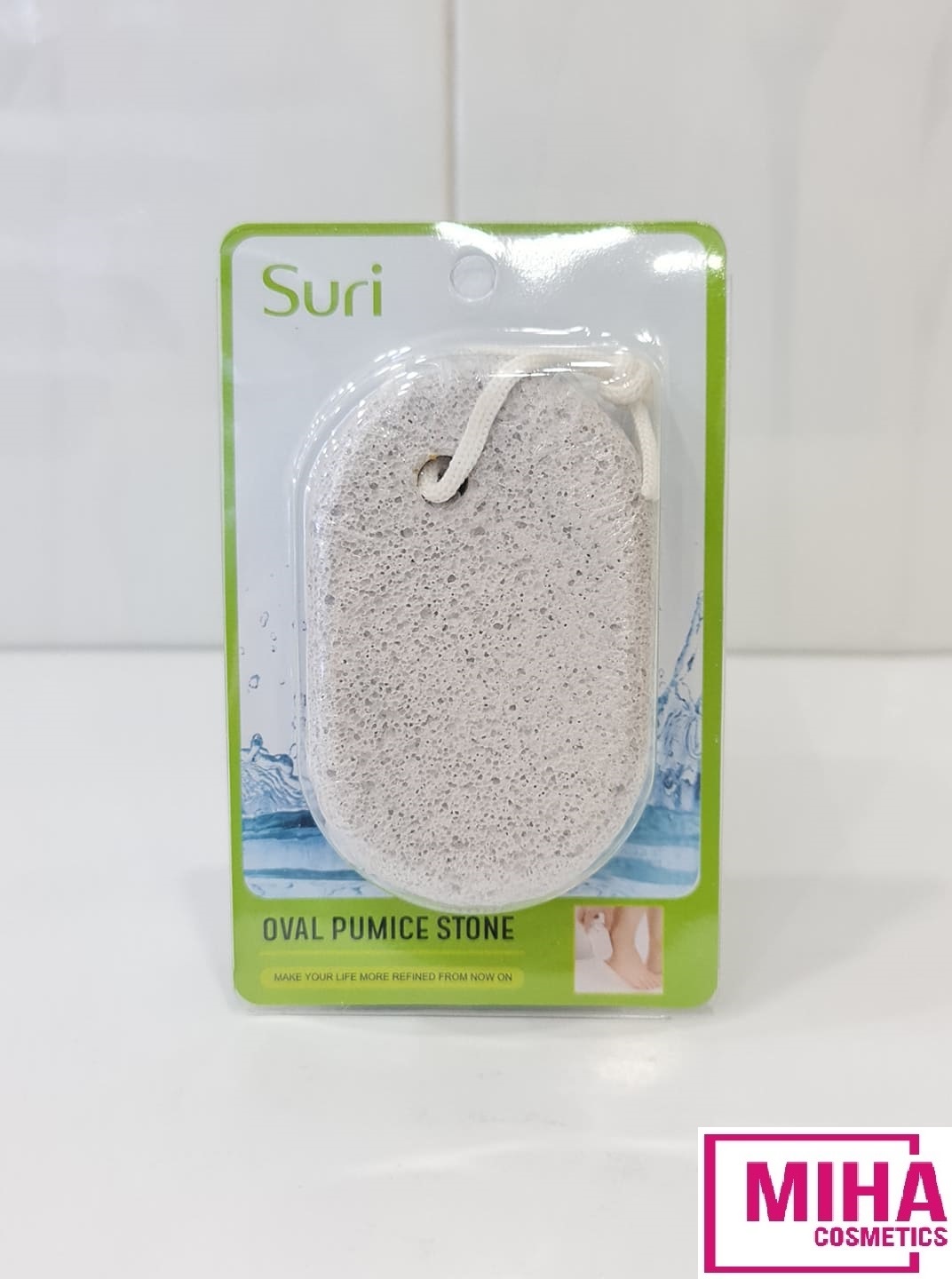 [Hcm]Đá Bọt Biển Chà Gót Chân Suri Mira Oval Pumice Stone Hàn Quốc