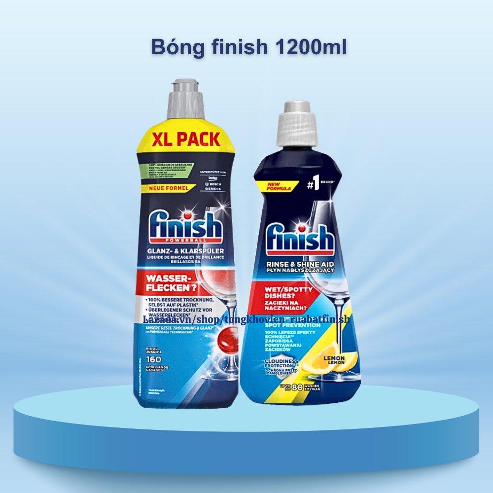 Viên rửa bát Finish Quantum Ultimate Quantum Max 100  70 60 50 viên muối bóng bột finish nhiều loại 