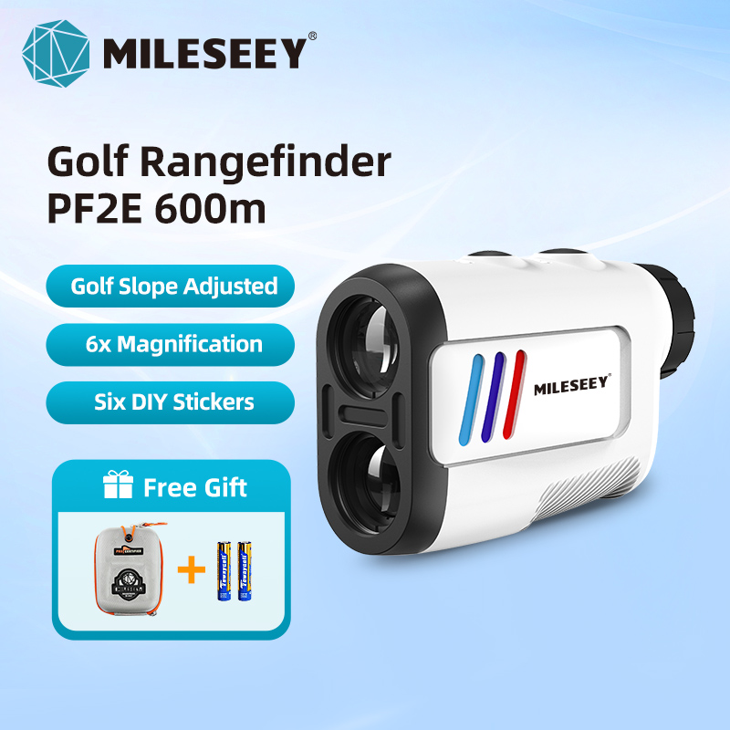 Mileseey Golf RangeFinder PF2E with Pouch Laser Range Finder Range Finder để săn bắn Golf Máy đo kho