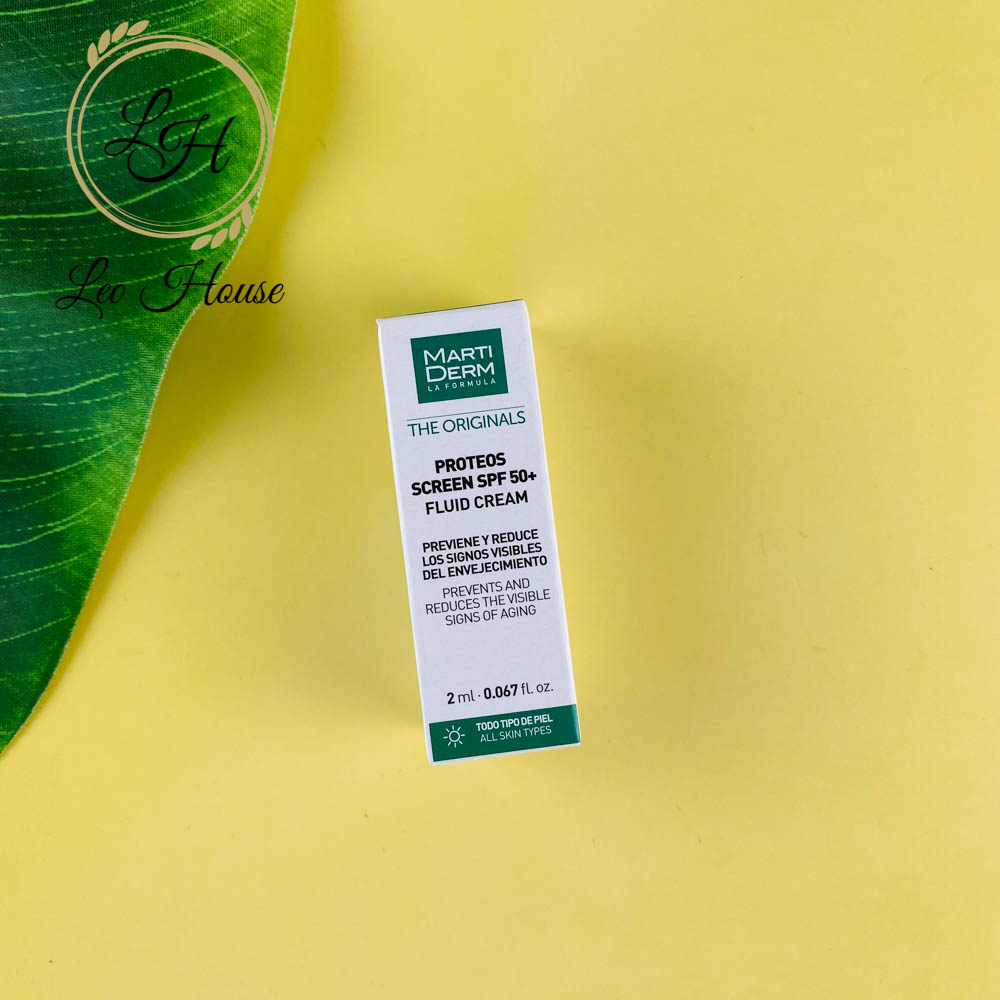 Mẫu thử kem chống nắng Matiderm Proteos Screen SPF50+ Fluid Cream
