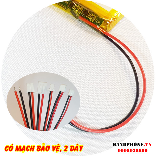 Pin LiPo 3.7V 606090 4000mAh (Lithium Polyme) cho Bàn Phím Bluetooth Loa Bluetooth Điện Thoại  Khóa 