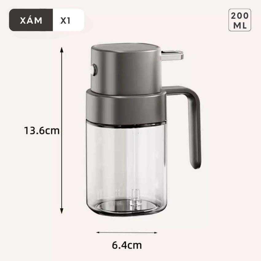 Chai xịt dầu ăn thủy tinh phun sương FEEKA thủy tinh cao cấp bình xịt dầu ăn thủy tinh chống rớt