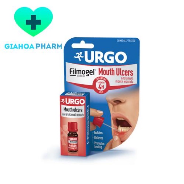 [Hcm]Urgo Mouth Ulcers - Gel Bôi Trị Lở Loét Miệng (6Ml)