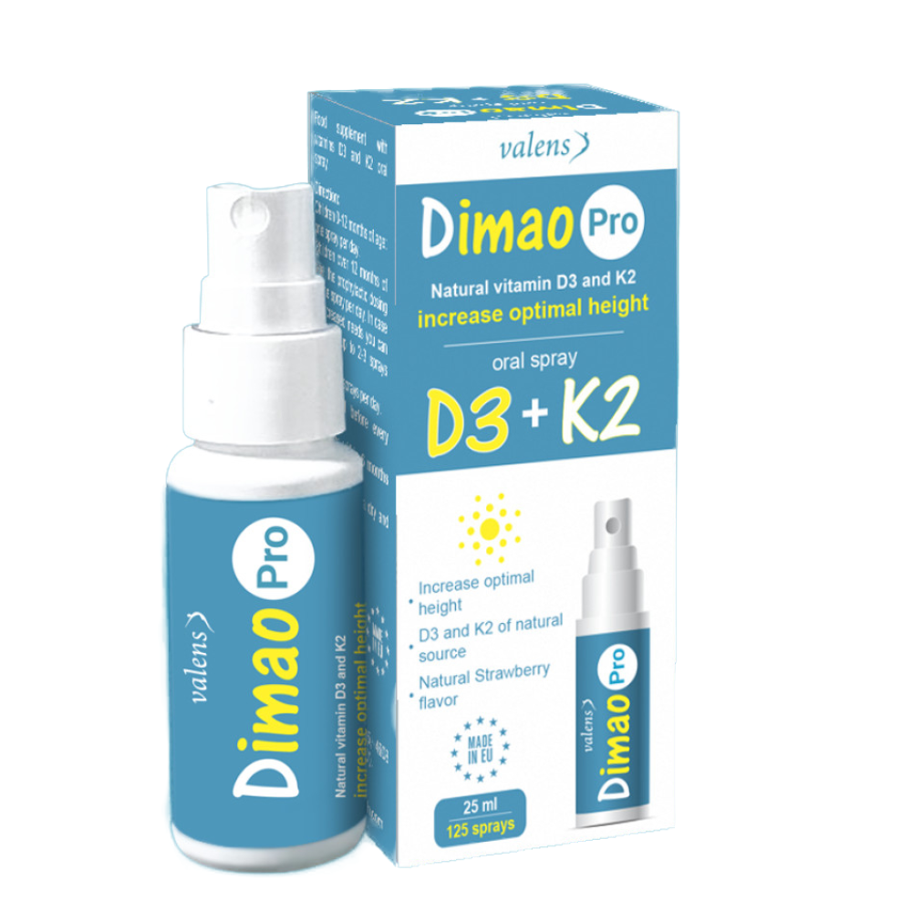 [HCM]Bộ đôi tăng chiều cao cho trẻ Dimao Vitamin D3 + Keovon Vitamin K2