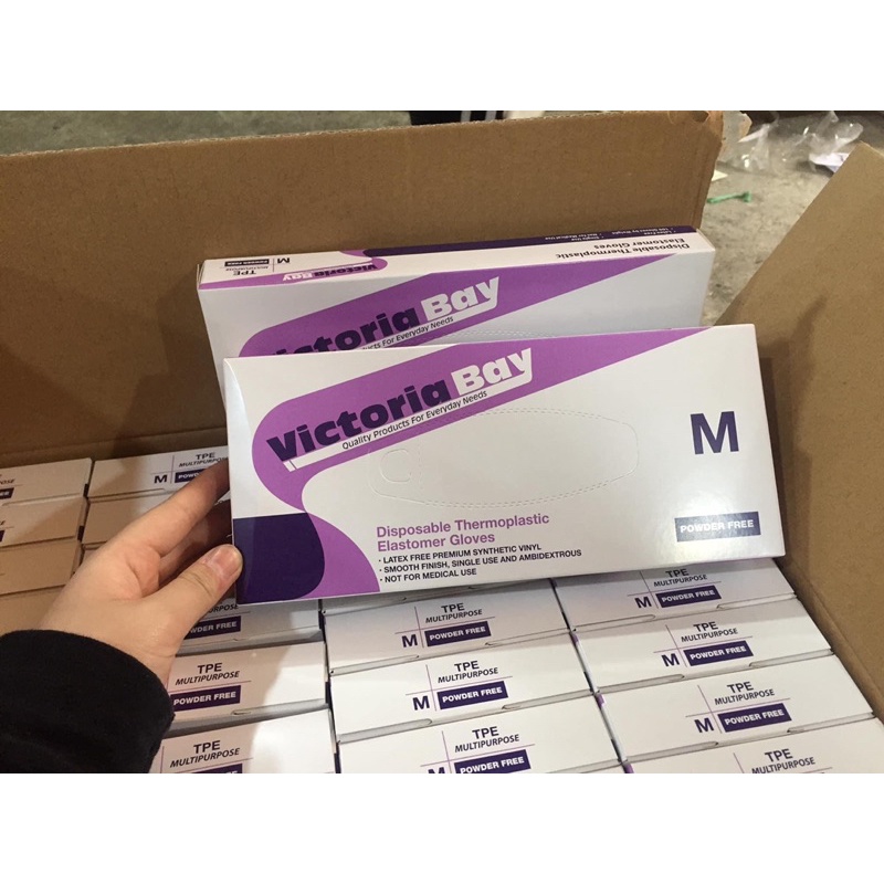 Set 5 hộp găng tay Victoria Bay - Combo 5 hộp găng tay TPE
