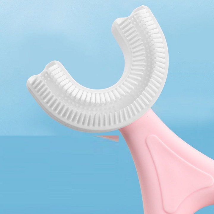 Bàn Chải Đánh Răng Chữ U Thông Minh Chất Liệu Silicon Cho Bé Từ 2 – 6 Tuổi