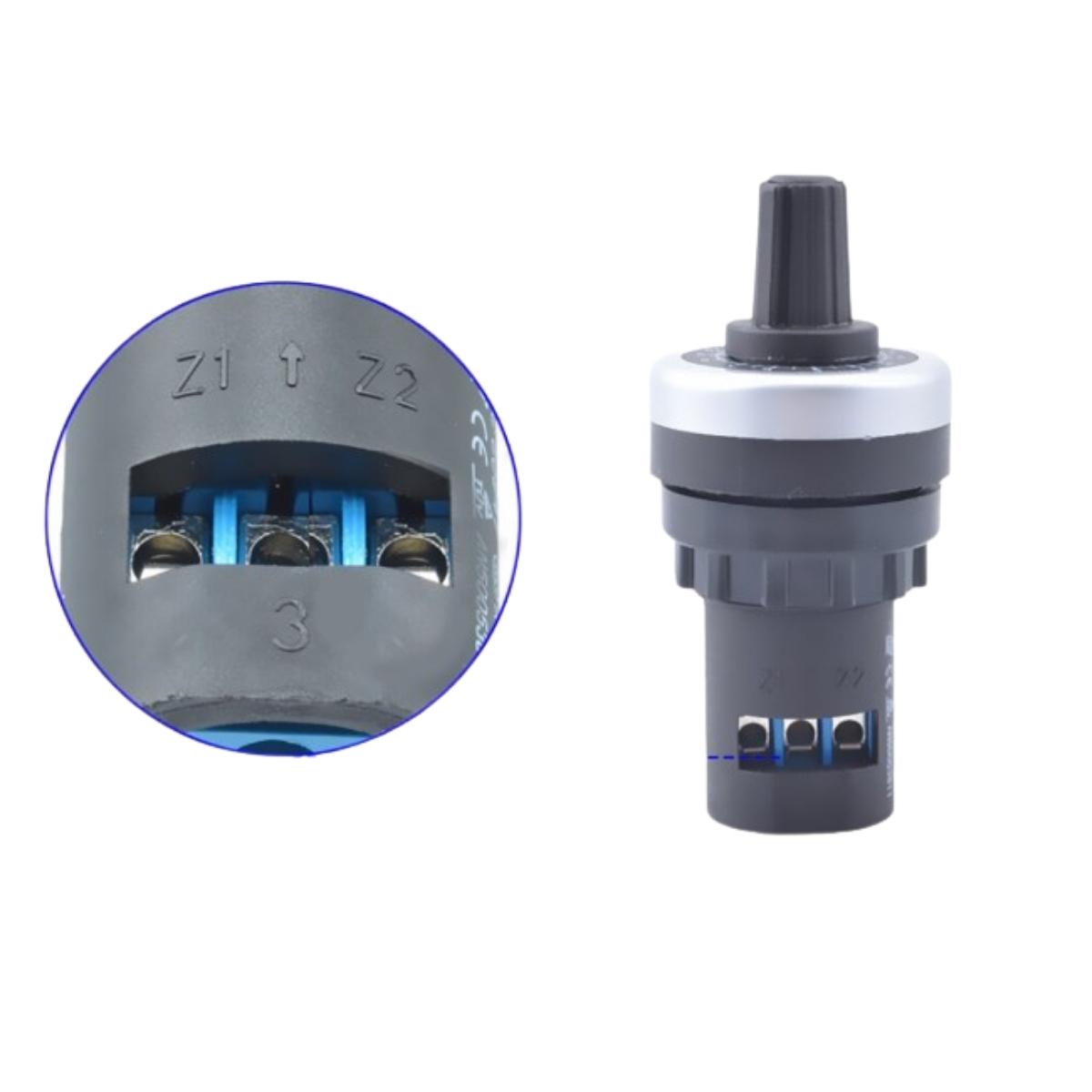 Biến trở LA42DWQ phi 22mm lắp tủ điện chiết áp 1K 2K 5K 10K 50K 100K 200K 500K dùng trong biến tần đ