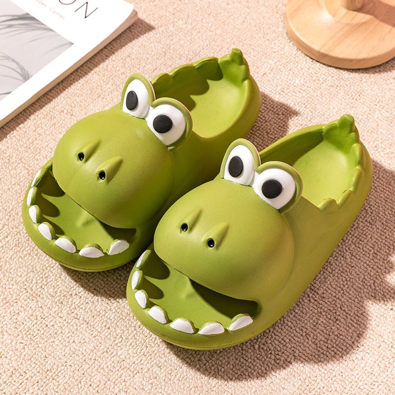 [ Hàng Loại 1 ] Dép Cá Sấu. dép Hà Mã Khủng Long há miệng mắt to cho người lớn siêu cute phong cách 