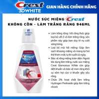Nước Súc Miệng Crest 3D White Siêu Trắng Răng Glamorous White Chính Hãng Mỹ 946ml