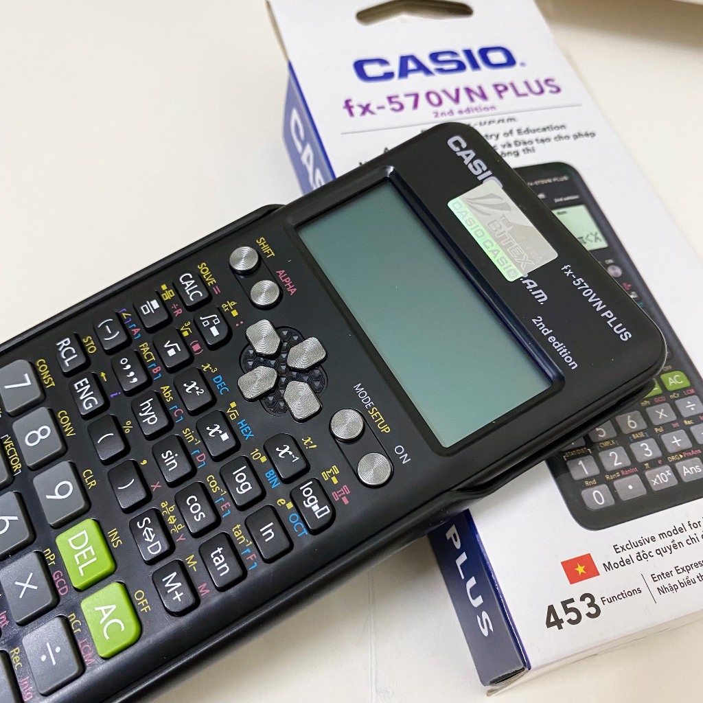 Siêu Sale Toàn Sàn Máy tính Casio FX 570VN PLUS - FX 570VN - Hàng Mới Fullbox - Hàng Thái Lan- chuyê