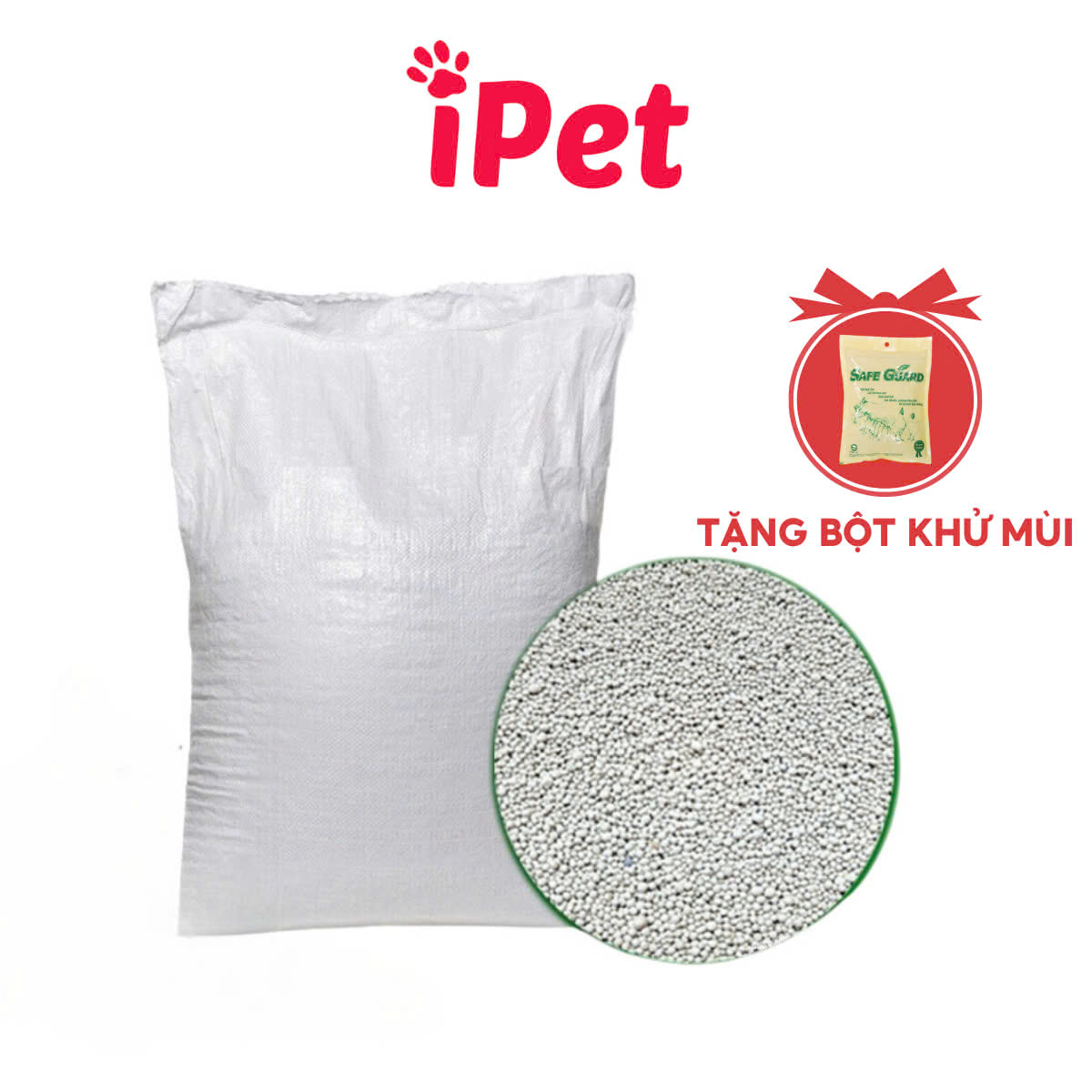 Cát Vệ Sinh Cho Mèo Bao Xá 30Kg - iPet Shop