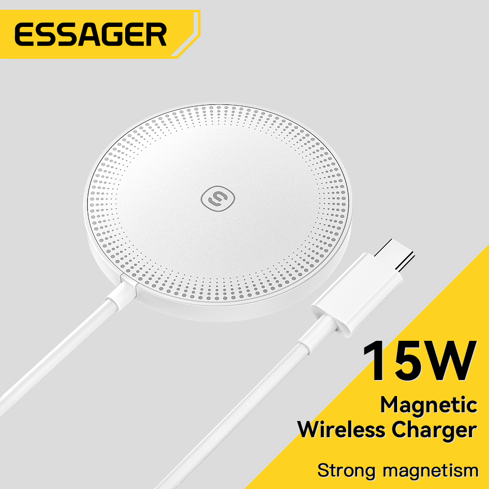 Essager 15W  Qi Wireless Chargers Fast Charging for iPhone 14 13 12 Pro Max PD Fast Charging For Xia