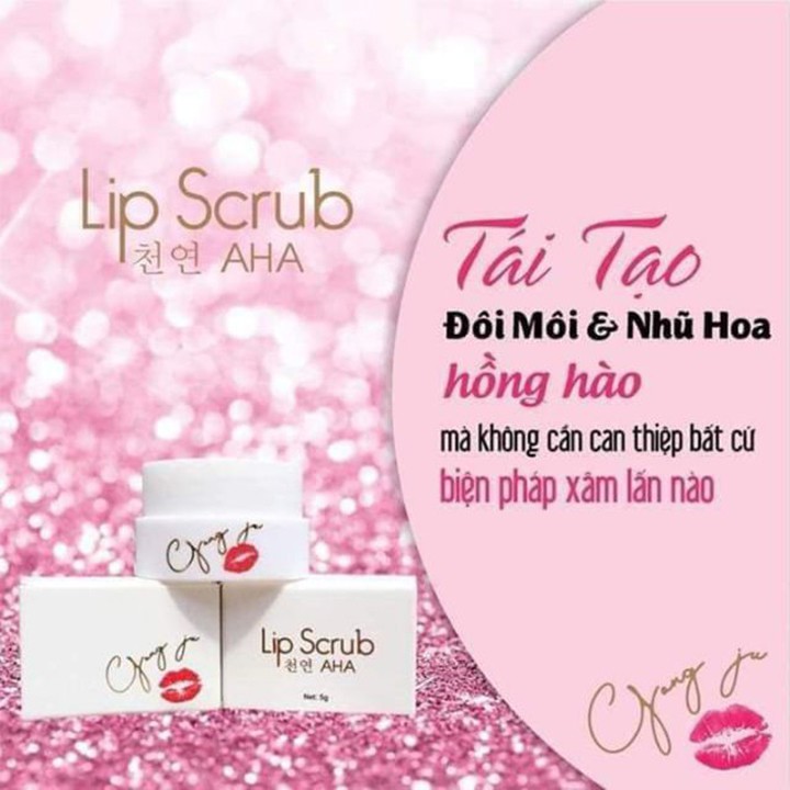 [Hcm][Lấy Mã Giảm Thêm 30%]Ủ Môi Hồng Gong Ju Lip Scrub ( Hàng Chuẩn)