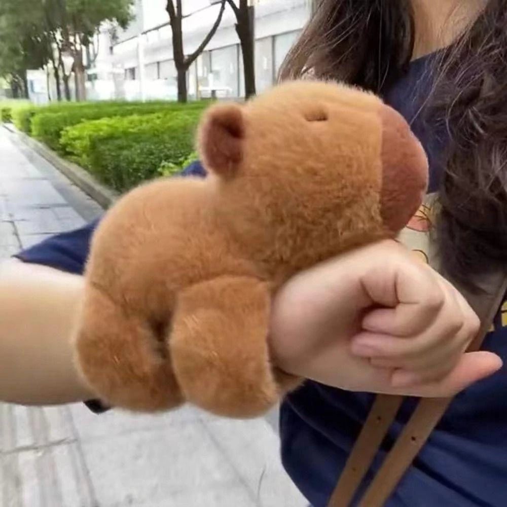 Gấu ôm tay Gấu Bông Vòng Tay Capybara  Capybara Vỗ Tay Vòng Tròn Đồ Chơi Tát Snap Quấn Dây Đeo Tay V