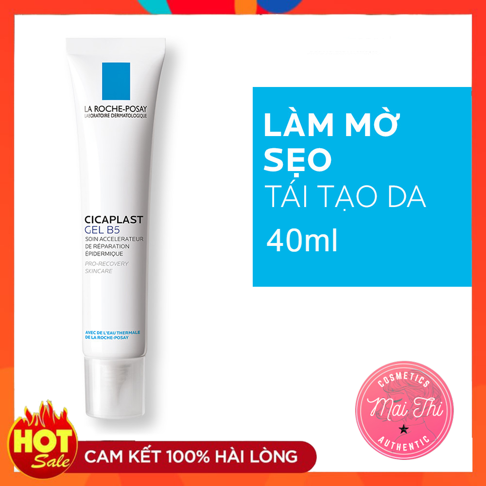 [Freeship] Kem Dưỡng Dạng Gel Giúp Làm Mờ Sẹo Hỗ Trợ Phục Hồi Và Tái Tạo Da La Roche Posay Cicaplast Gel B5 40Ml