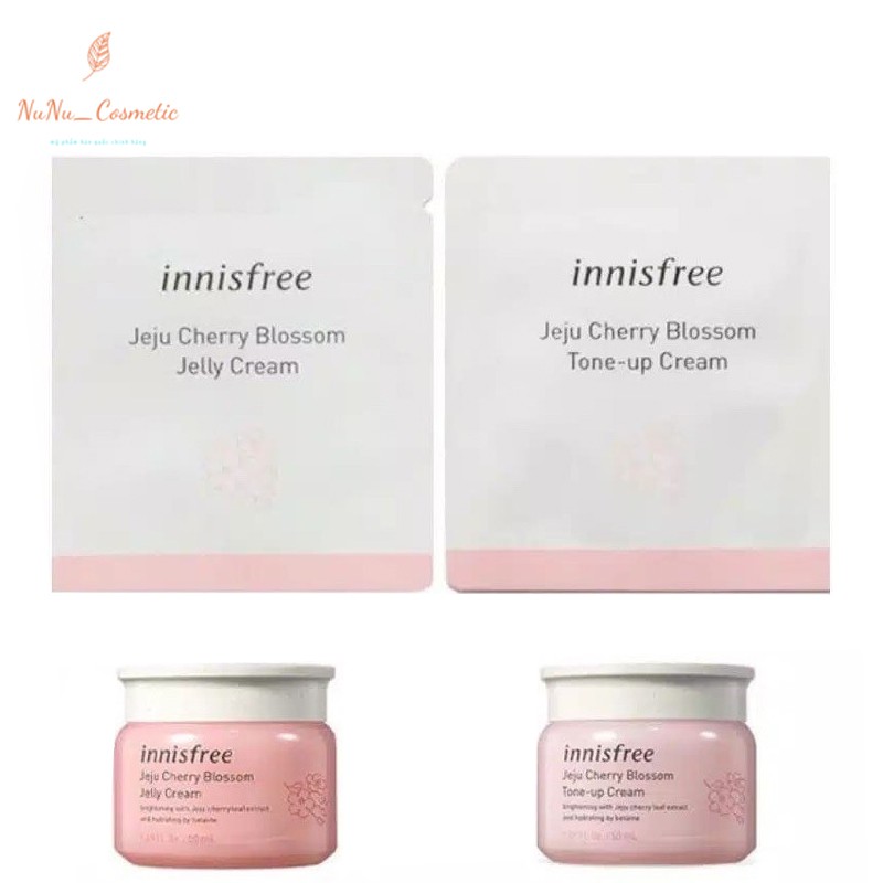 Sample Kem Dưỡng Nâng Tone Tức Innisfree Jeju Cherry Blossom Tone Up Cream 1ml
