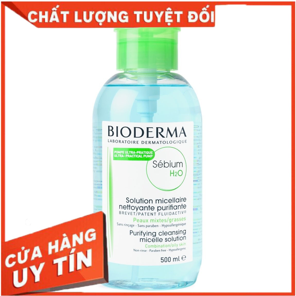 [Hcm]Nước Tẩy Trang Bio Sensibio H20 500Ml - Kho Sỉ Nét Việt