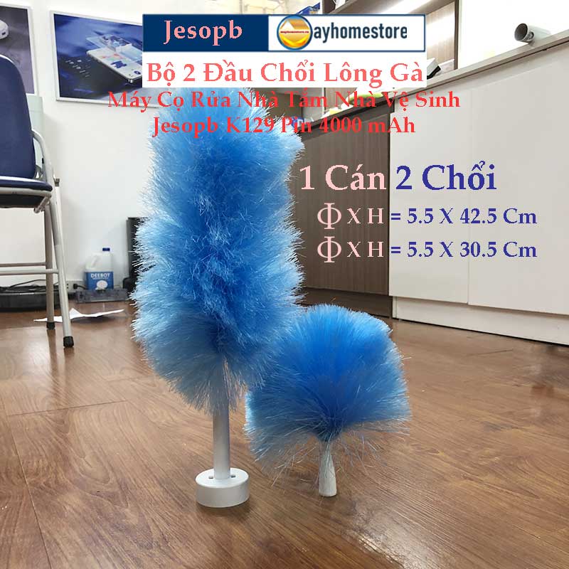 Phụ Kiện 18 Đầu Cọ Lắp Cho Máy cọ chổi cọ điện máy chà bàn chải vệ sinh nhà tắm không dây Jesopb K12