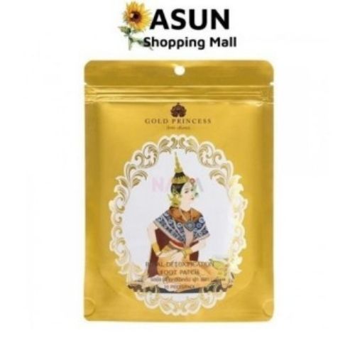 [HCM]Gói 10 Miếng Dán Thải Độc Chân Gold Princess Royal Thái Lan Giúp Giảm Hôi Chân Đau Chân Ngủ Ngon