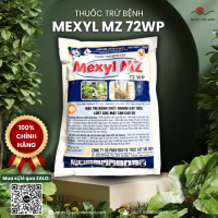 (100g-500g) Thuốc trừ bệnh MEXYL MZ 72WP - Metalaxyl 8%w/w + Mancozeb 64%w/w Trừ bệnh vàng lá thối rễ và các loại nấm hại cây trồng