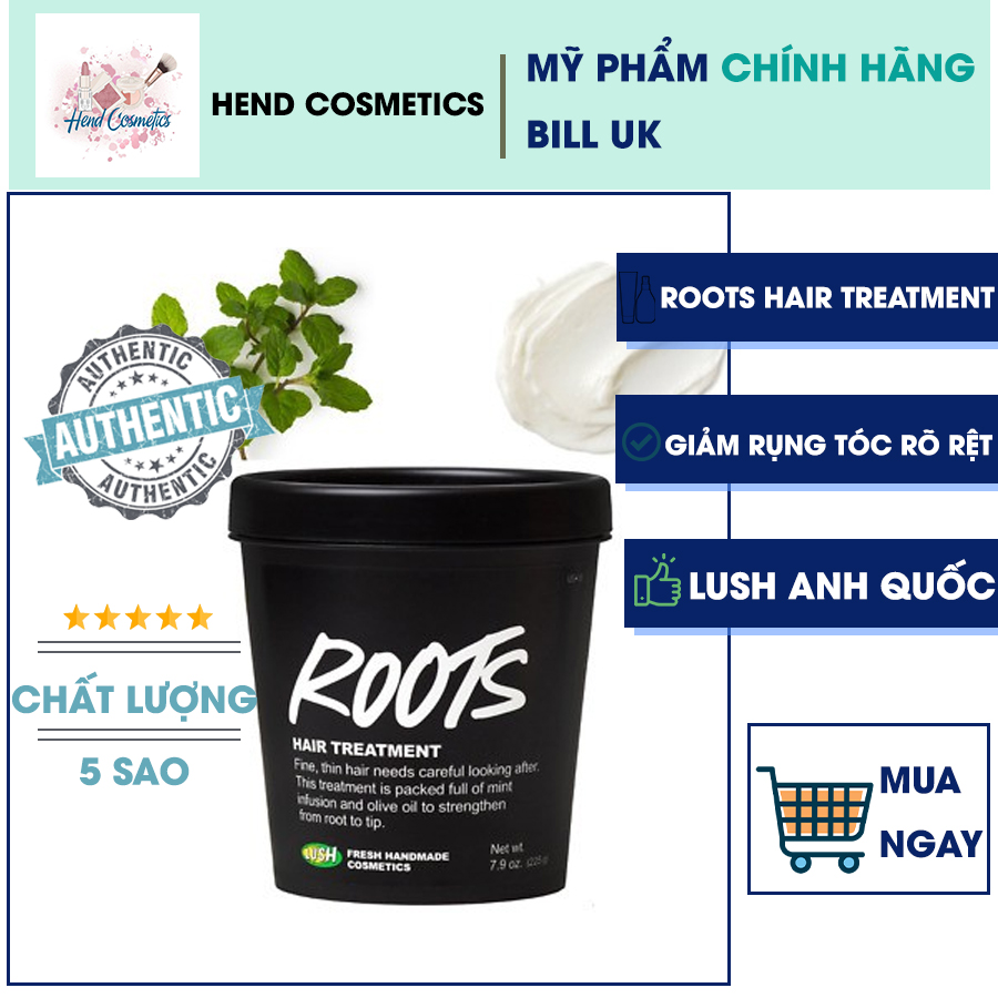 Kem Ủ Tóc Lush - Roots Hair Treatment 225G