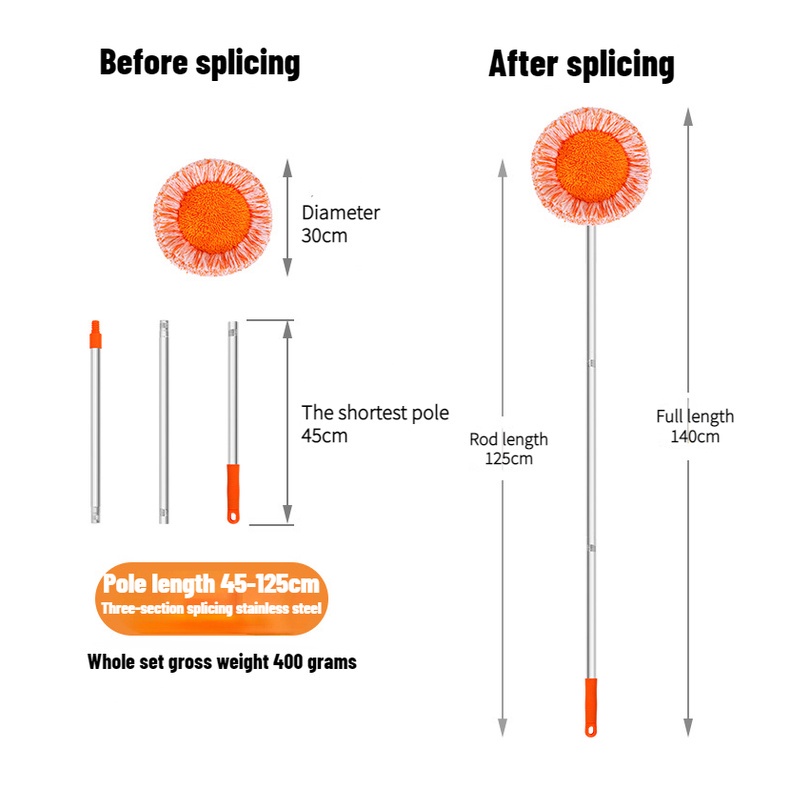 Cây Lau Trần Nhà Chổi Lau Nhà Hình Hoa Hướng Dương Đa Năng Hình Hoa Hướng Dương Đầu có thể điều chỉn