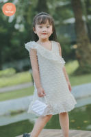 Đầm Cổ Tim Bèo Lệch Vai Tamiuy - Chất Cotton Cao Cấp Xinh Xắn Dễ Thương (1-10 Tuổi)