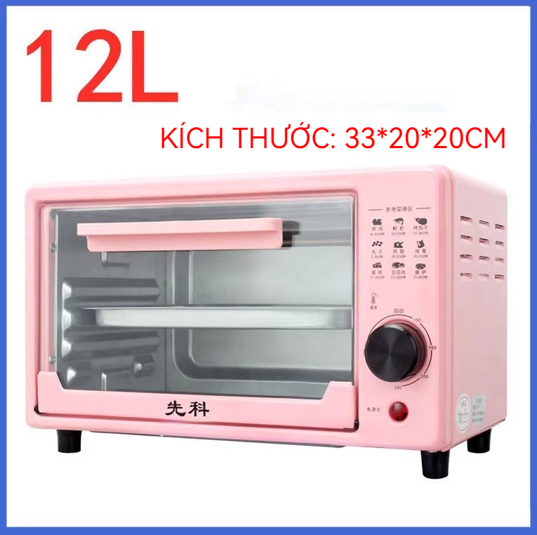 LÒ Nướng Điện 12L Mini Sự Đối Lưu Tự Xoay LÒ Nướng Để BÀN Thiết Bị NhÀ Bếp Nhỏ