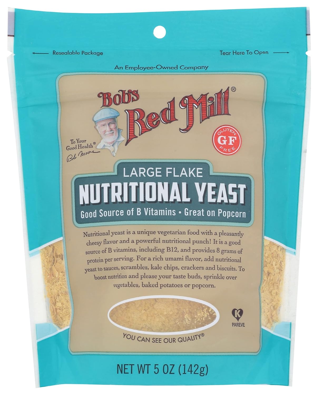 Men dinh dưỡng Bob’s Red Mill Large Flake Nutritional Yeast 142g