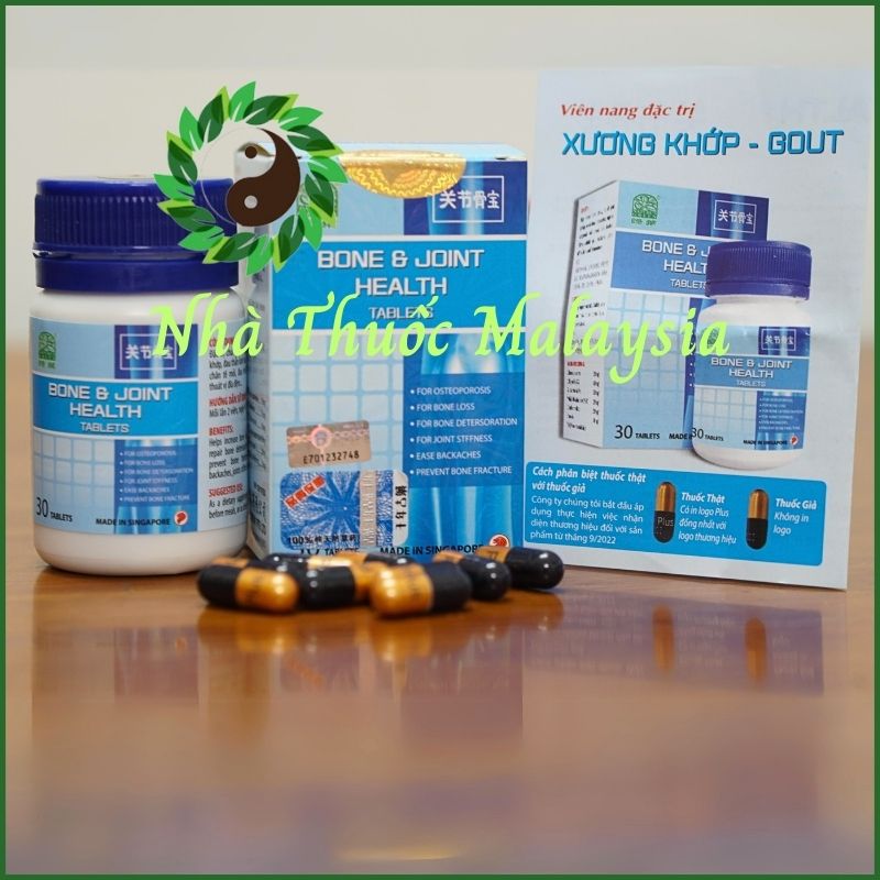 BONE JOINT HEALTH 30 Viên Tablet Singapore - Hỗ Trợ Xương Khớp