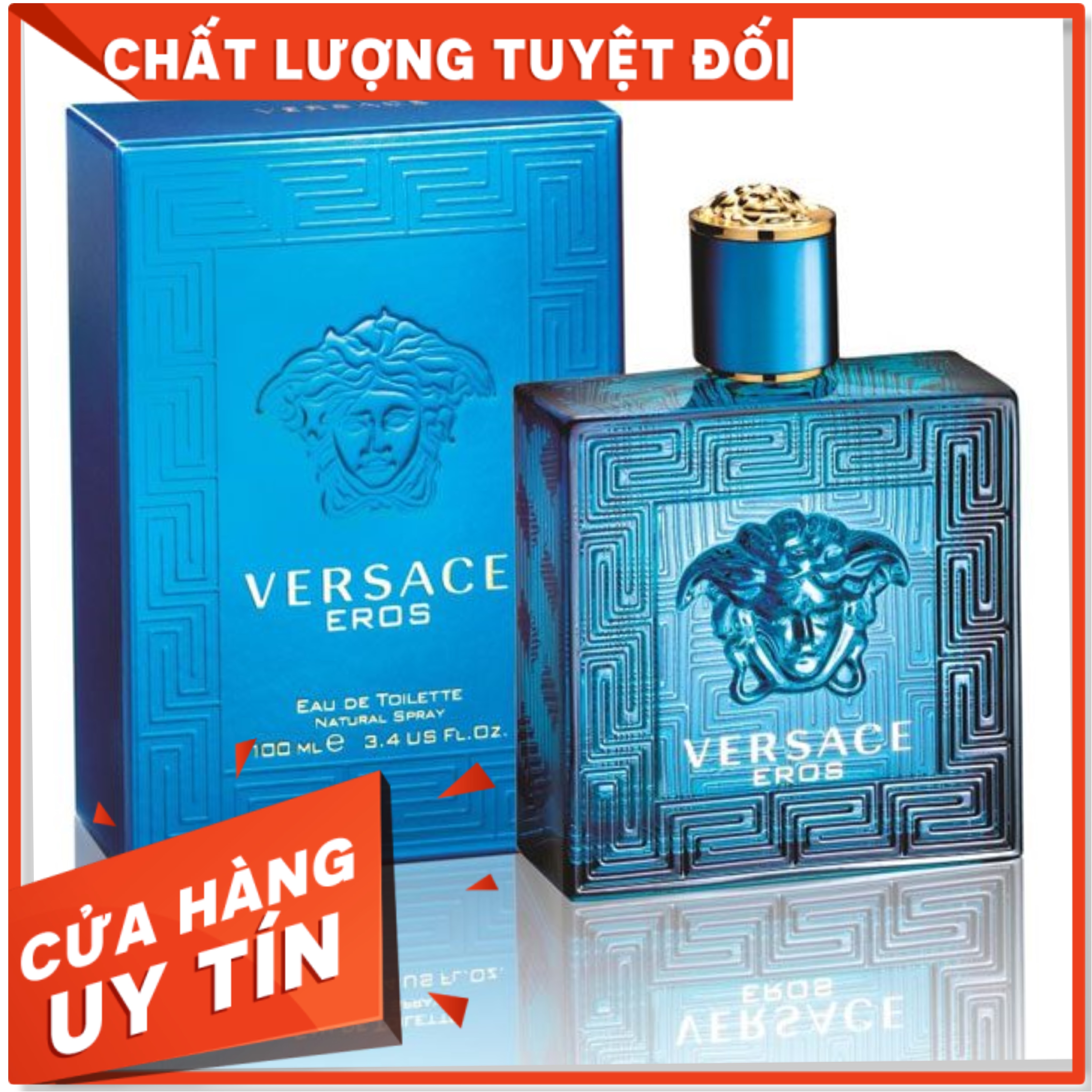 [Hàng Hot] Nước Hoa Nam Versaceeros For Men 100Ml Cao Cấp Sang Trọng Phong Cách Hiện Đại Mạnh Mẽ Hơn