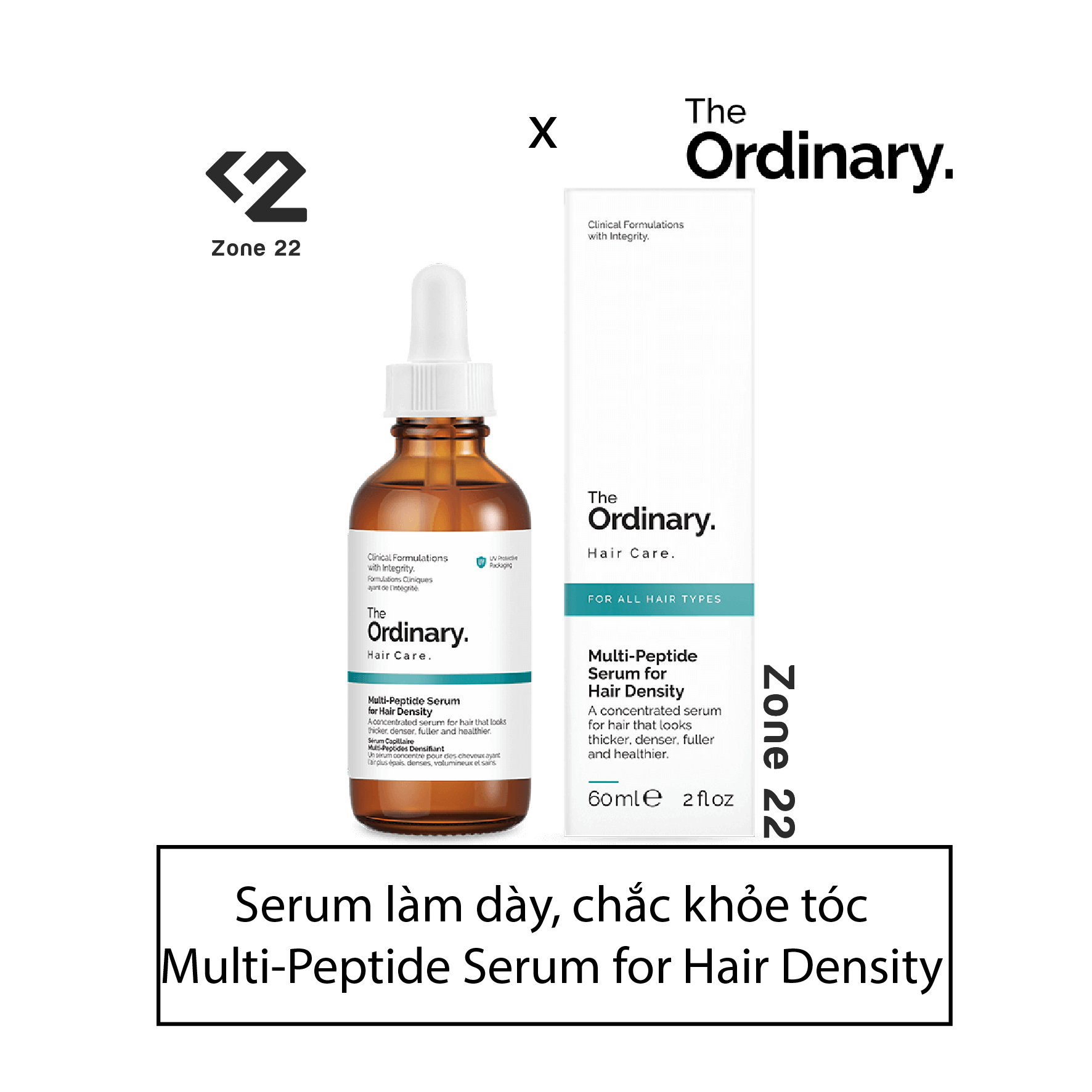 [Hcm][Zone 22] Serum Làm Dày Tóc The Oridnary Multi - Peptide Serum For Hair Density