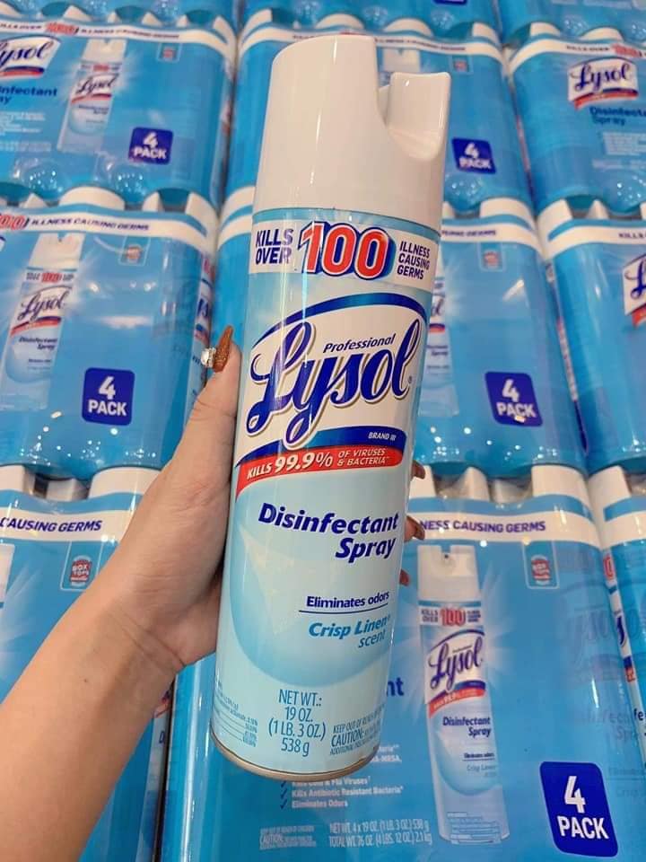 XỊT DIỆT KHUẨN LYSOL MỸ