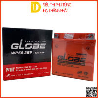 Bình ắc quy khô GLOBE WP5S-3BP 12V-6Ah ắc quy xe máy DREAM/ WAVE/ SIRIUS...